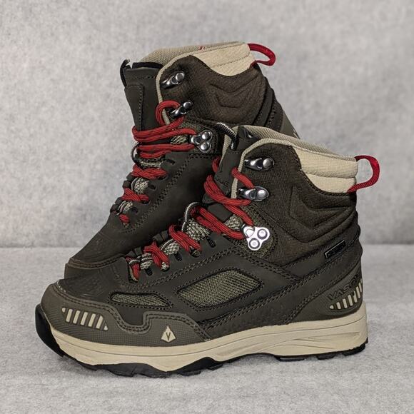 Vasque Breeze AT UltraDry Youth Kid's Size 1 Shoes Brown Waterproof Hiking Boot - Picture 3 of 11